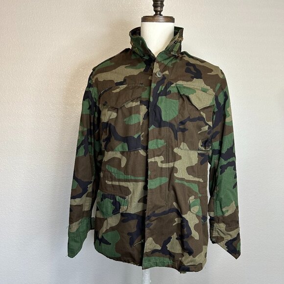 Authentic Vintage Camouflage Field Coat M65 Unisex (S) SKU 150